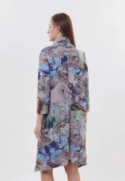 Madam-T SAPPHIRE - Robe Pull - Beige/blau -Madam-T Soldes 2022 e8d3f8537fb64f7290395d72c72c4181