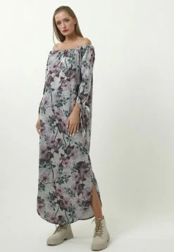 Madam-T SILVIA - Robe Longue - Grau/ Lila 7 Madam-T SILVIA - Robe Longue - Grau/ Lila -Madam-T Soldes 2022 e8d574d4765b4ac29aeac9373bfd9b25