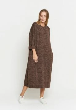 Madam-T FAILA - Robe En Jersey - Marron