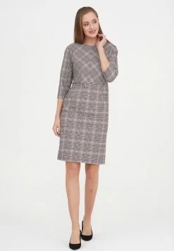 Madam-T KORFU - Robe Fourreau - Grünes Leder, Burgund. -Madam-T Soldes 2022 e93e69f8f5d642f6938a55ec1e007bad