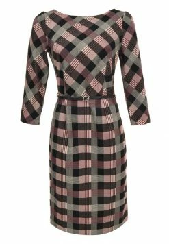 Madam-T MUARA - Robe Fourreau - Bla Askk/beige -Madam-T Soldes 2022 e9a08c35d54340c2ae453bff7bc46ab5