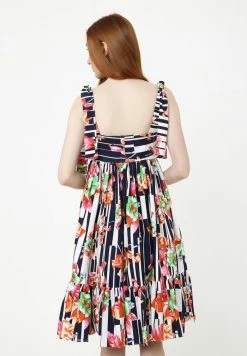 Madam-T Robe De Jour - Blau Rosa -Madam-T Soldes 2022 e9b644759042493ab9653c93e8754b3d