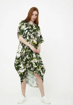 Madam-T Robe De Jour - Milchig Khaki