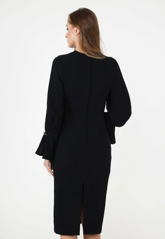 Madam-T KAZIMIRA - Robe Fourreau - Bleu 3 Madam-T KAZIMIRA - Robe Fourreau - Bleu – Image 3