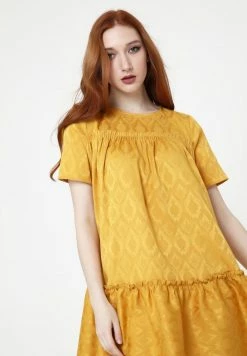 Madam-T Robe De Jour - Senf -Madam-T Soldes 2022 eaa67ebf314a428eb6631c892207b054