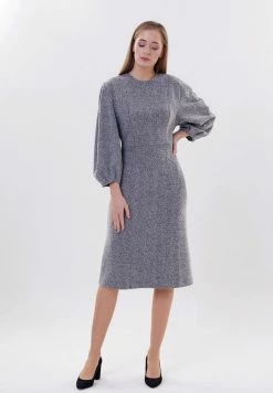 Madam-T Robe De Jour - Blau Utthit 14 Madam-T Robe De Jour - Blau Utthit -Madam-T Soldes 2022 eaf82de5952a49c69fd8c4963ad10420