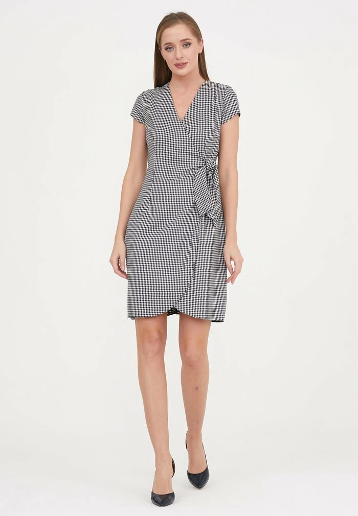 Madam-T KLIMANA - Robe Fourreau - Neghite/blau 2 Madam-T KLIMANA - Robe Fourreau - Neghite/blau – Image 2