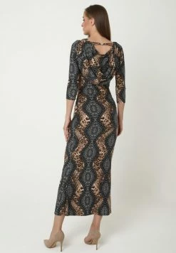 Madam-T ARAGURIA - Robe Longue - Grau, Braun 10 Madam-T ARAGURIA - Robe Longue - Grau, Braun -Madam-T Soldes 2022 eb141a6a571349bcabe35dbb06cb0ec9