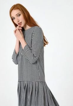 Madam-T OTTILIANA - Robe De Jour - Weiß Schwarz -Madam-T Soldes 2022 eb26920604fb48d6bb848cb256182bf0