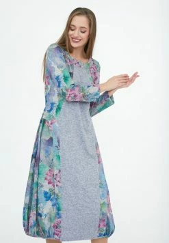 Madam-T ROSHELE - Robe De Jour - Blau,/lila -Madam-T Soldes 2022 ebbe0039c67b4d4397d35bfbd1409117
