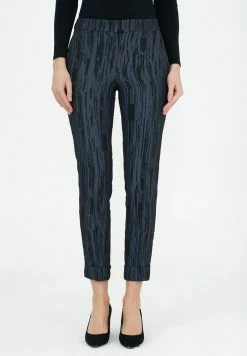 Madam-T MARIO - Pantalon Classique - Schwarz/blau