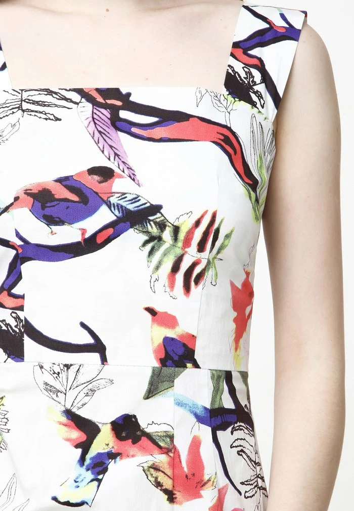 Madam-T ROMANA - Robe Fourreau - Weiß/lila 6 Madam-T ROMANA - Robe Fourreau - Weiß/lila – Image 6