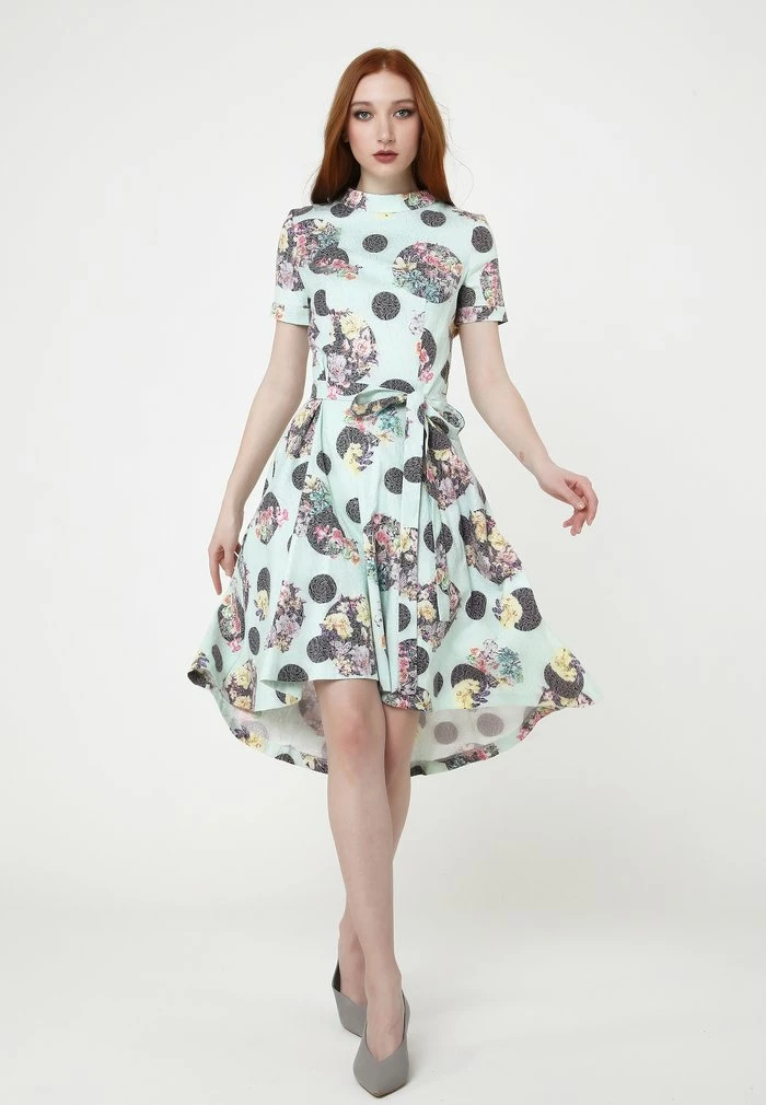 Madam-T SAMBRA - Robe De Jour - Hellgrün 2 Madam-T SAMBRA - Robe De Jour - Hellgrün – Image 2