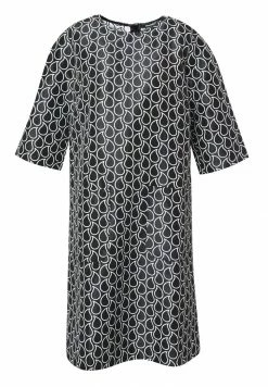 Madam-T MILANIA - Robe De Jour - Schwarz-weiss -Madam-T Soldes 2022 ec80db52a3fc47b6b7e30028dbd65c4e