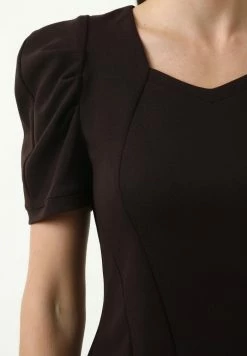 Madam-T ALEKSANDRIA - Robe Fourreau - Braun -Madam-T Soldes 2022 ecf06425f6334a0eaf9190a3a714cb01