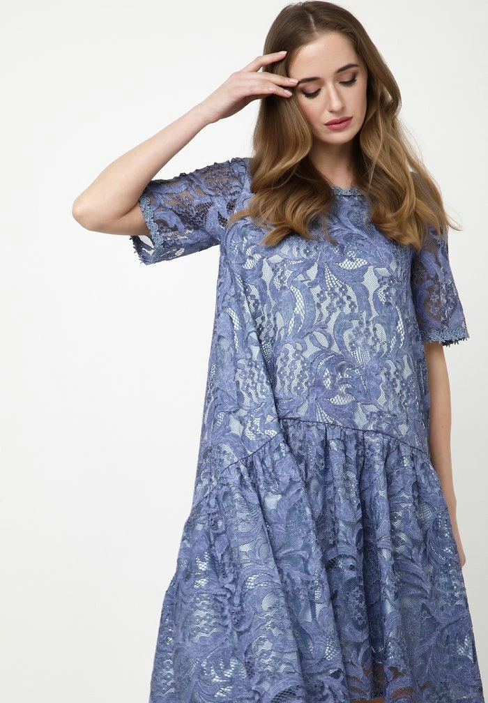 Madam-T EVA - Robe De Jour - Indigo 5 Madam-T EVA - Robe De Jour - Indigo – Image 5