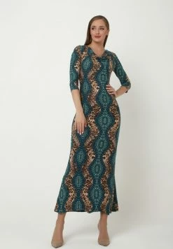 Madam-T ARAGURIA - Robe Longue - Rosa, Braun