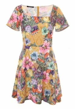 Madam-T Agava - Robe De Jour - Senf, Rosa -Madam-T Soldes 2022 ed645bf42cf74d768f34715160e3d8ca