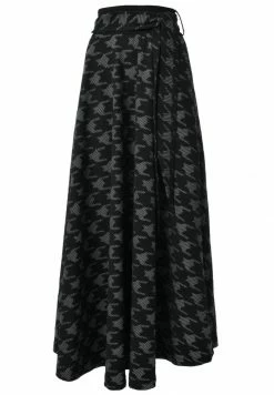 Madam-T ROCK RITA - Jupe Longue - Black/white -Madam-T Soldes 2022 edc5c08b1b8549a1aeb7dd0d0abb41d4