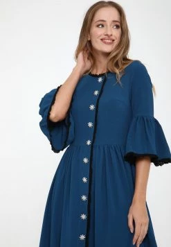 Madam-T CHIARA - Robe Chemise - Aqua -Madam-T Soldes 2022 ee017ff7b2924b4ebf780af2cb89ab77