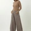 Madam-T CABULA - Pantalon Classique - Beige