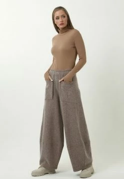 Madam-T CABULA - Pantalon Classique - Beige