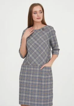 Madam-T FERULE - Robe De Jour - Grüner Kumpel/ Indigo -Madam-T Soldes 2022 ee3b69017af0474b830d0387cf2d7d65