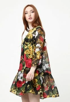 Madam-T EDEMIA - Robe De Jour - Schwarz/rot -Madam-T Soldes 2022 ee6e16de7f0545b497eab8ce4c7a8bf9