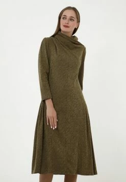 Madam-T LEANES - Robe De Jour - Khakifarben