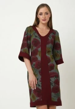 Madam-T REINA - Robe Fourreau - Bordeaux -Madam-T Soldes 2022 ef9264dcf5d14c00a1f4427539d60cbe