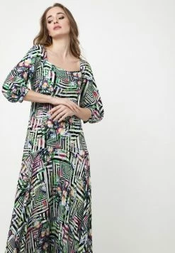 Madam-T MARLIN - Robe Longue - Hellgrün/schwarz -Madam-T Soldes 2022 ef9e82d6c633484aa3c7015dc7fa422b