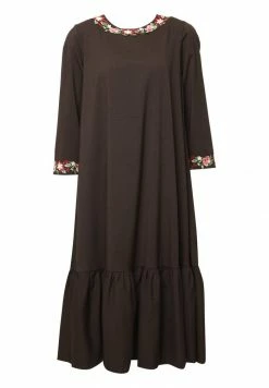 Madam-T Robe De Jour - Braun -Madam-T Soldes 2022 efc34857a74d41b59893e20f5a9f4d5d
