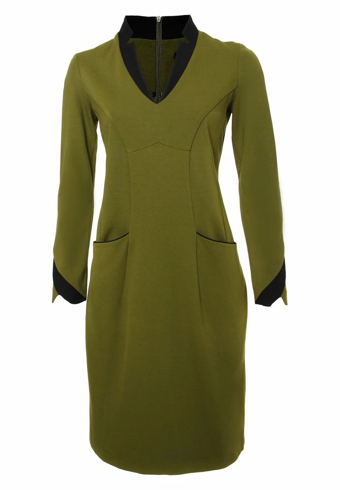 Madam-T Robe En Jersey - Khakifarben 7 Madam-T Robe En Jersey - Khakifarben – Image 7