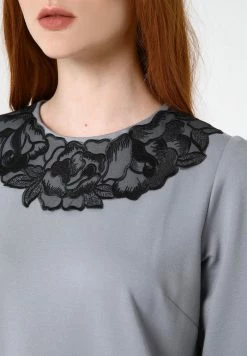 Madam-T MELANINA - Robe De Jour - Grau -Madam-T Soldes 2022 f0495845e7d8495e8324ce0bf623c7f7