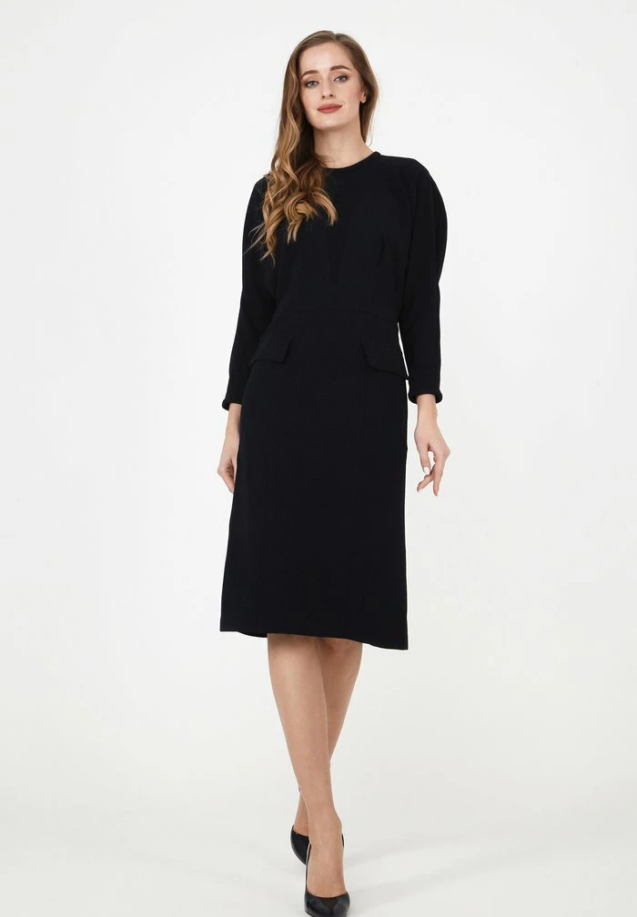 Madam-T VINCHENSA - Robe Fourreau - Blau 2 Madam-T VINCHENSA - Robe Fourreau - Blau – Image 2