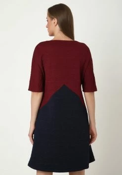 Madam-T Robe De Jour - Wein Rot Blau -Madam-T Soldes 2022 f085d256ffe44750ae33989e5eada8c7