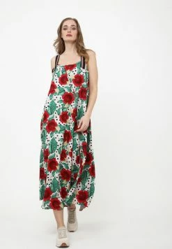 Madam-T Robe Longue - Rosa, Rot