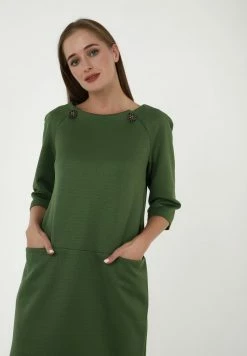 Madam-T KLEID FERULE - Robe De Jour - Green -Madam-T Soldes 2022 f0e0891ba8a647aea5975562bd21084e
