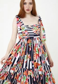 Madam-T Robe De Jour - Blau Rosa -Madam-T Soldes 2022 f0e61fb980b547aa92d15aca83f16c77