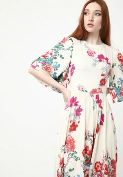 Madam-T TEREZIA - Robe De Jour - Beige/rot -Madam-T Soldes 2022 f107679253d74a2fbffab41aeee1c0ef