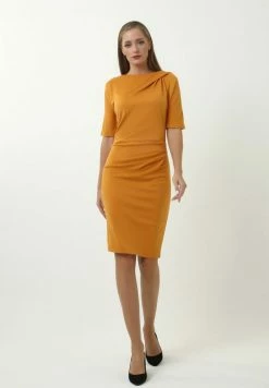 Madam-T PIHTA - Robe Fourreau - Senf -Madam-T Soldes 2022 f15b4f9d71b642eab27866c222f72f85