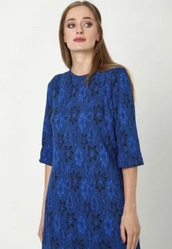 Madam-T Robe De Jour - Indigo, Hellblau -Madam-T Soldes 2022 f1acaef47f254b2b9b52660e87e403c9