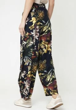 Madam-T Pantalon Classique - Blau, Gelb -Madam-T Soldes 2022 f23d219d5d794d84bdd521cbe93b554c