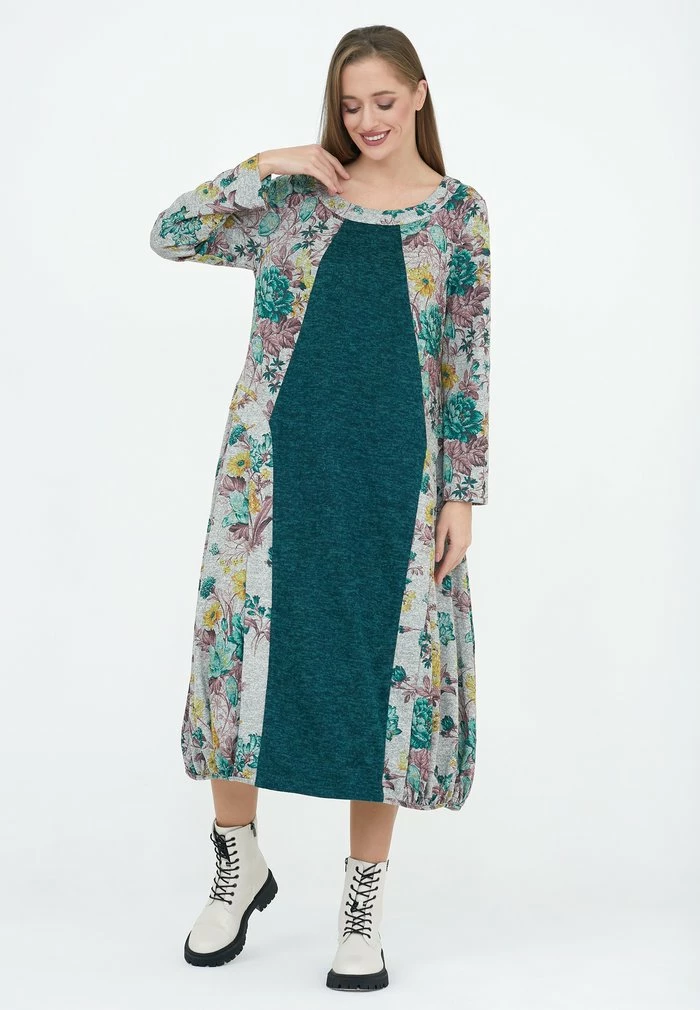 Madam-T ROSHELE - Robe De Jour - Grünes Licht Grün 1 Madam-T ROSHELE - Robe De Jour - Grünes Licht Grün