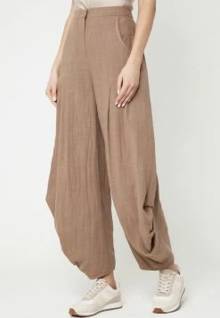 Madam-T Pantalon Classique - Beige