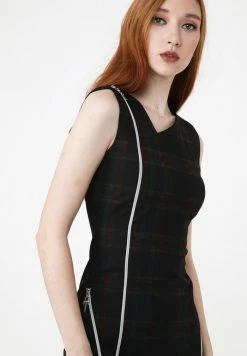 Madam-T KALETA - Robe Fourreau - Grün Schwarz 11 Madam-T KALETA - Robe Fourreau - Grün Schwarz -Madam-T Soldes 2022 f2e6d4597eb44c9e8dba6857b6a42fee