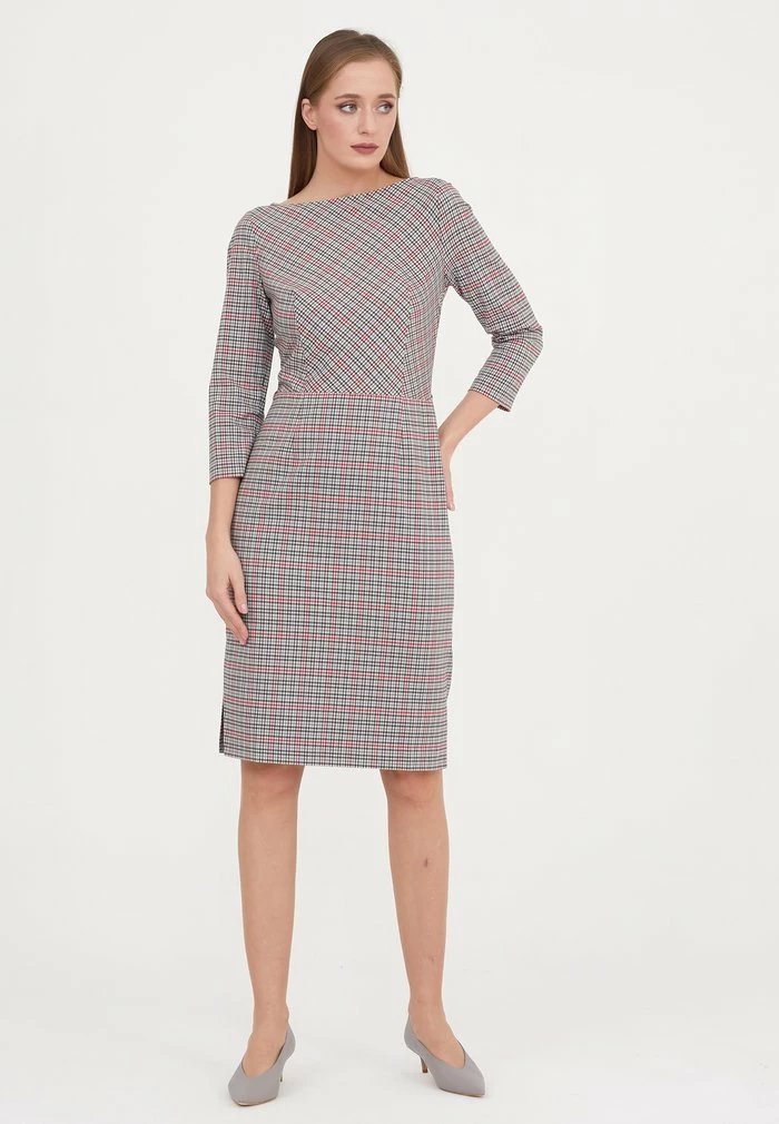 Madam-T MUARA - Robe Fourreau - Grüner Zig/rot 8 Madam-T MUARA - Robe Fourreau - Grüner Zig/rot – Image 8