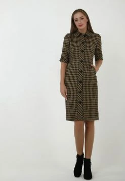 Madam-T ALVA - Robe Chemise - Senf -Madam-T Soldes 2022 f3e185a56aa3414abcdf4eb769ab4460