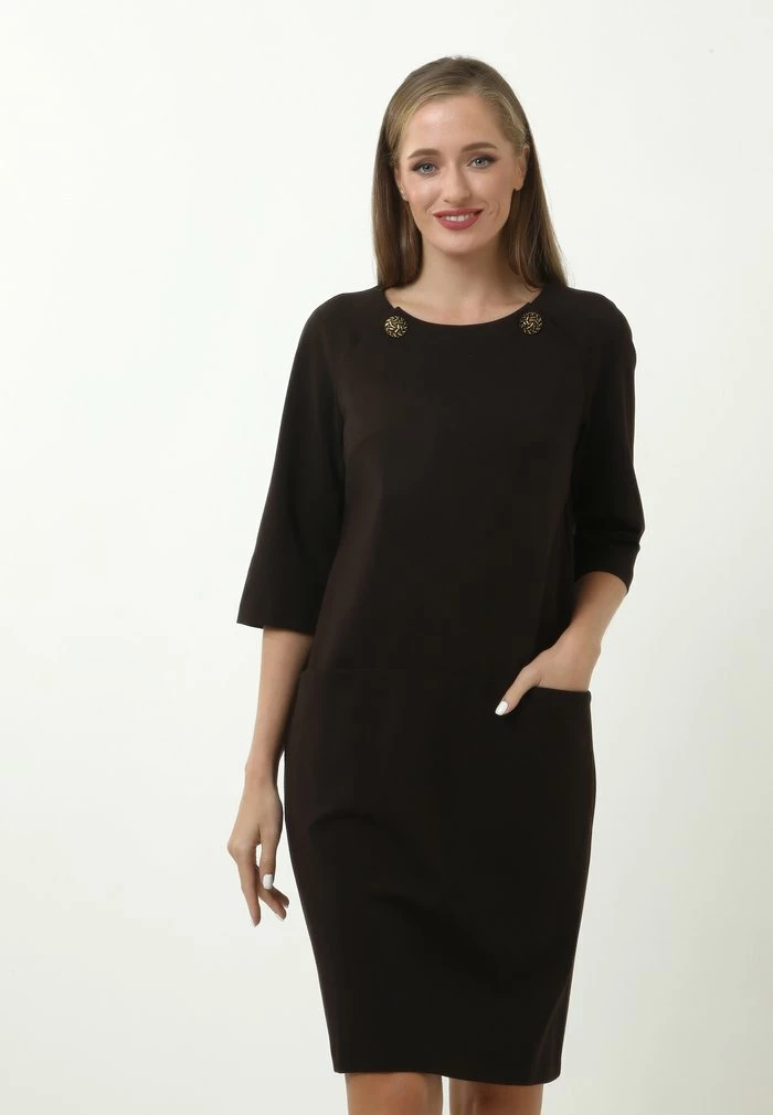 Madam-T KLEID FERULE - Robe De Jour - Braun 1 Madam-T KLEID FERULE - Robe De Jour - Braun