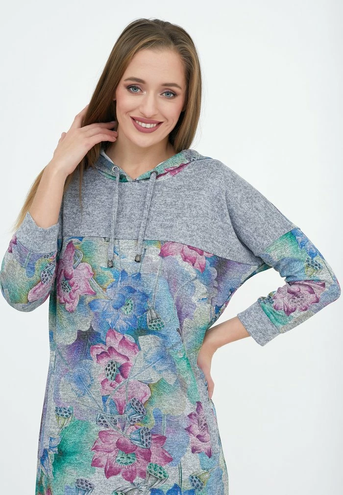 Madam-T VEGETA - Robe De Jour - Hellblau/lila 6 Madam-T VEGETA - Robe De Jour - Hellblau/lila – Image 6